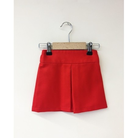 Girly Pleated Skirt Red