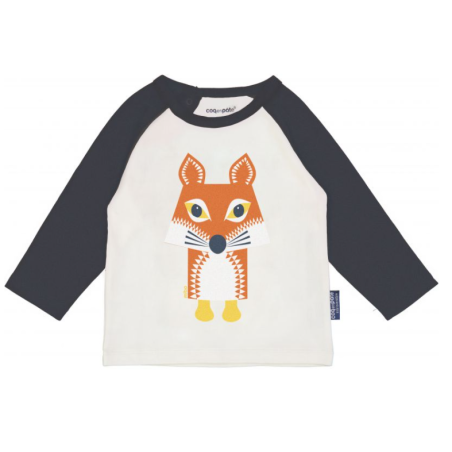 Raglan fox long sleeves t-shirt
