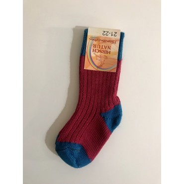 Pink Woolen Kid's Socks By Hirsch Nature