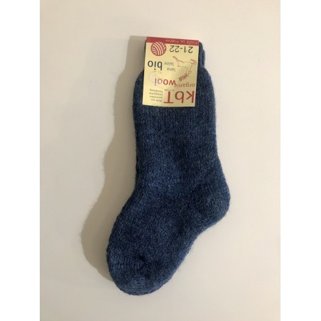 Blue Woolen Kid's Socks By Hirsch Nature