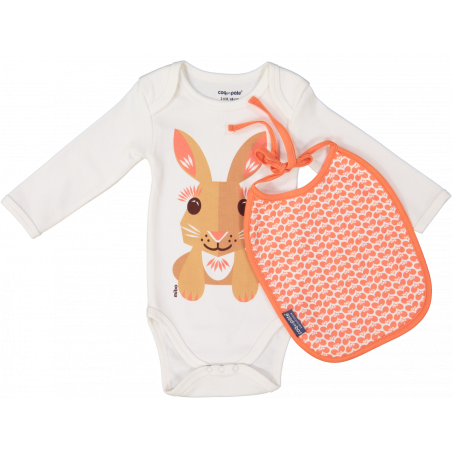 Rabbit Body and Bib Set By Coq En Pâte