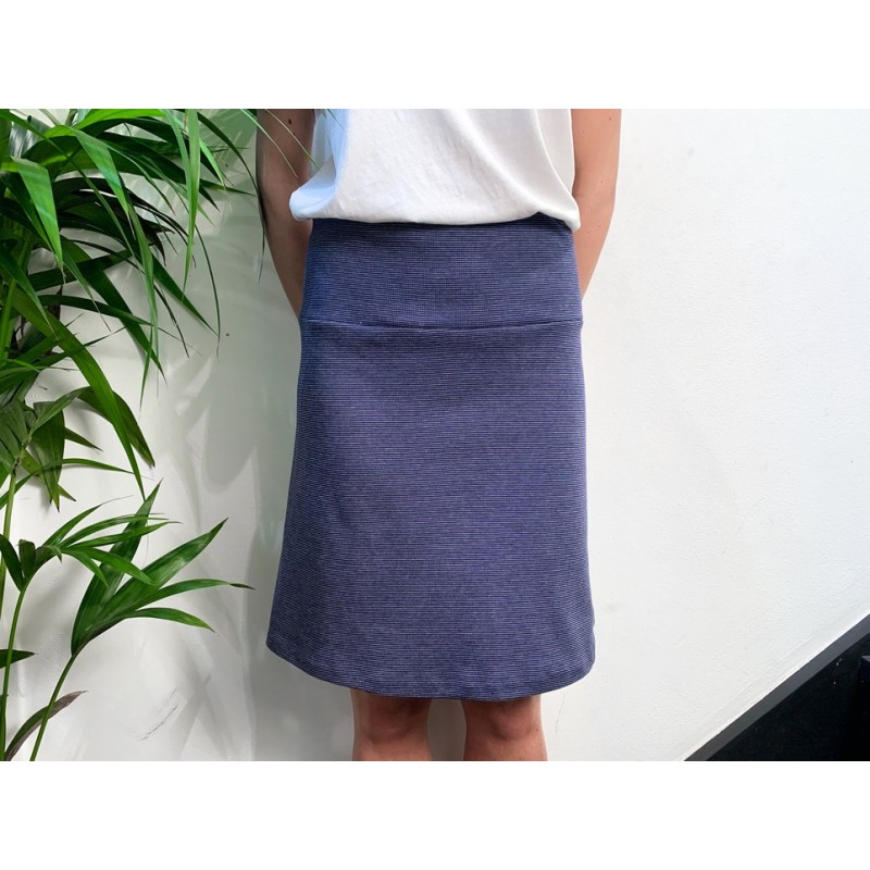 Blue off-white Speckled skirt