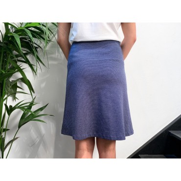 Blue off-white Speckled skirt