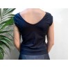 Navy Julie top