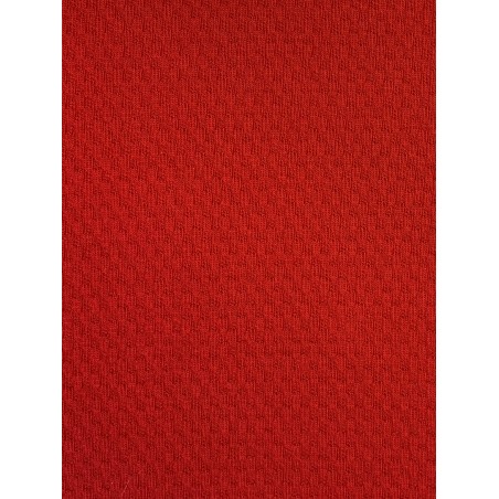 Red Textured Knitted Fabric