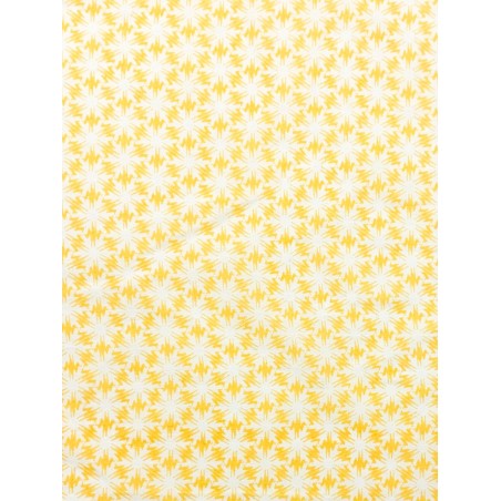 YELLOW PRINTED FABRIC