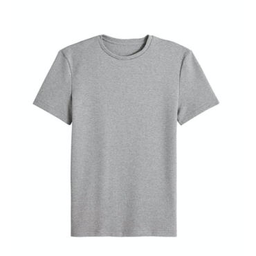 Grey Organic Interlock T-Shirt