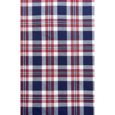 LIGHT TARTAN POPLIN FABRIC