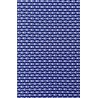BLUE FISH PRINTED POPLIN