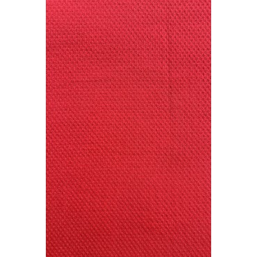 RED TEXTURED KNITTED FABRIC