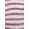 STRIPED TERRY FABRIC OLD PINK / WHITE