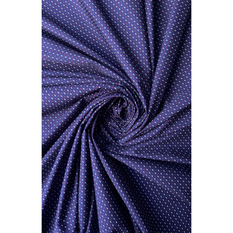JAPANESE MIDNIGHT BLUE PRINTED FABRIC