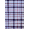 White Tartan Poplin