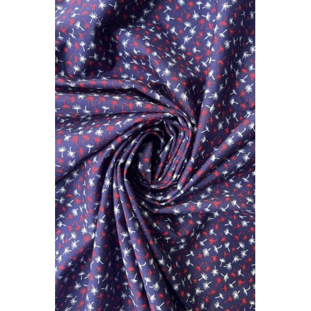PRINTED DANDELION FLOWER FABRIC