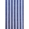 STRIPED BLUE POPLIN