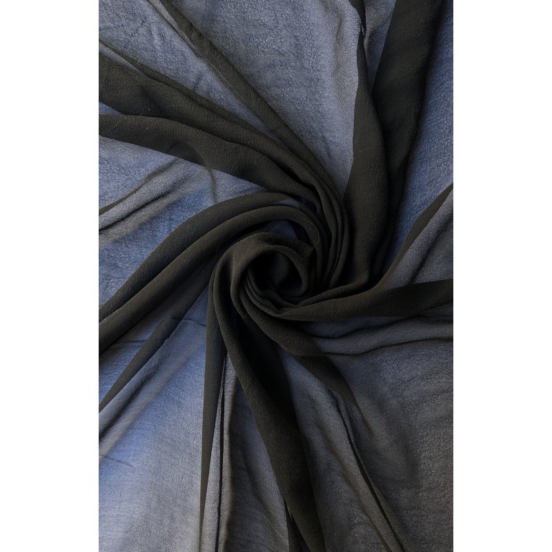 BLACK SILK FABRIC