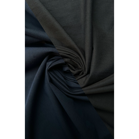 CHAMBRAY FABRIC DARK NAVY / MIDNIGHT BLUE